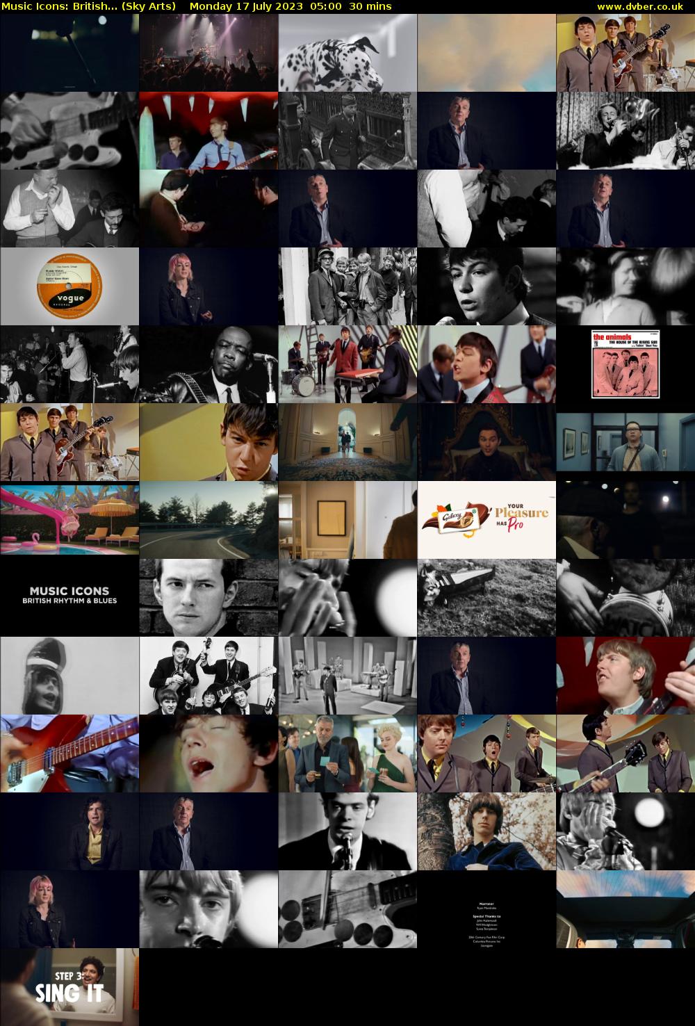 Music Icons: British... (Sky Arts) Monday 17 July 2023 05:00 - 05:30