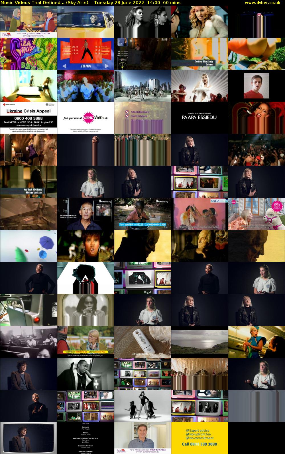 Music Videos That Defined... (Sky Arts) Tuesday 28 June 2022 14:00 - 15:00