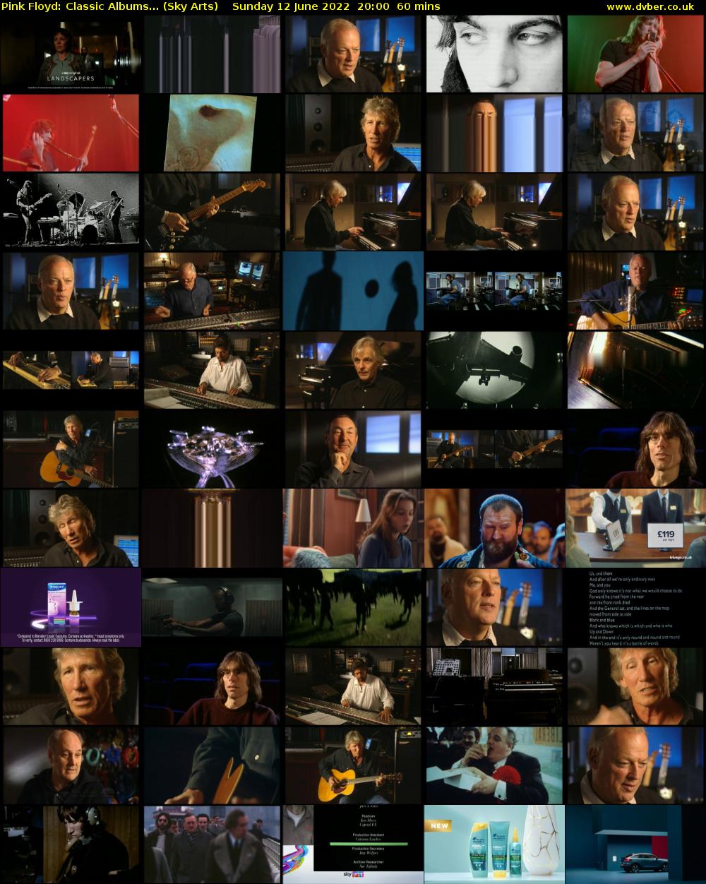 Pink Floyd: Classic Albums... (Sky Arts) Sunday 12 June 2022 20:00 - 21:00