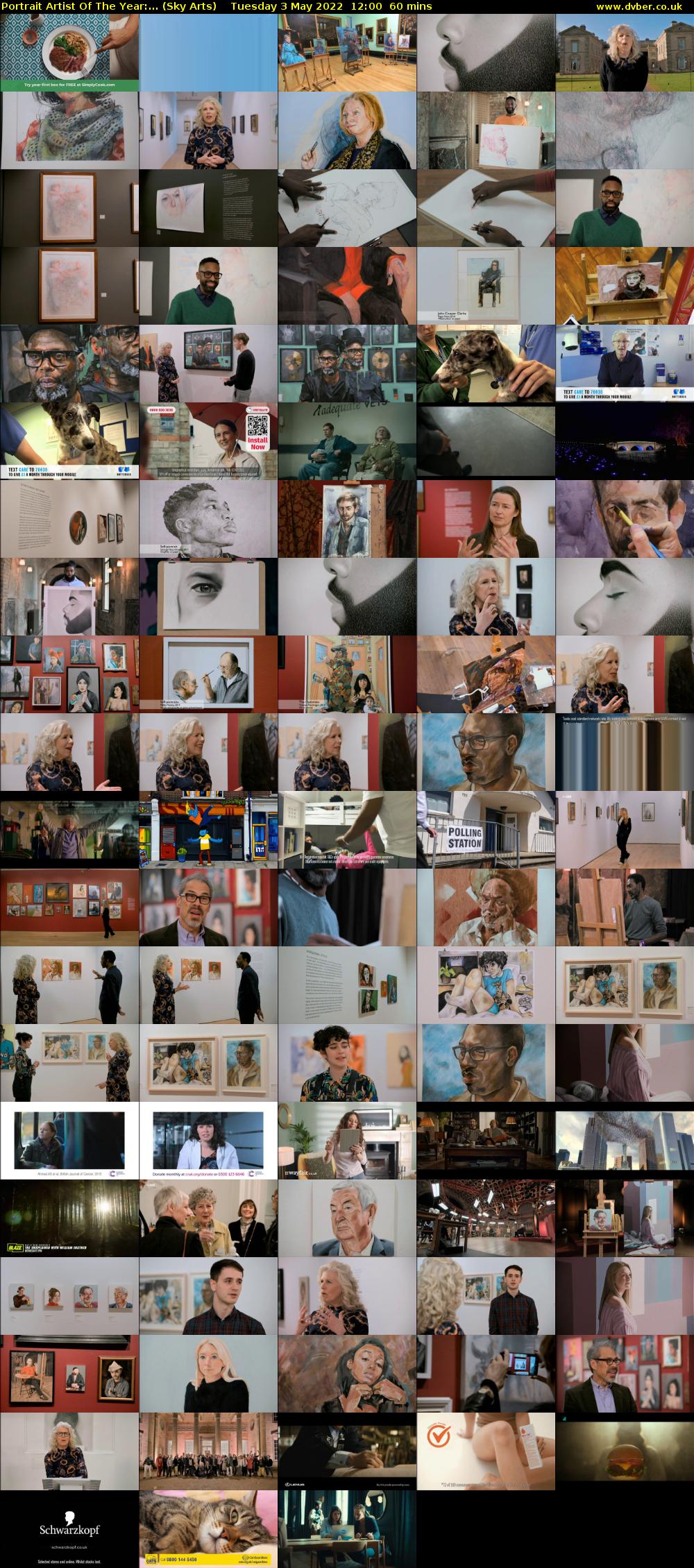 Portrait Artist Of The Year:... (Sky Arts) Tuesday 3 May 2022 12:00 - 13:00