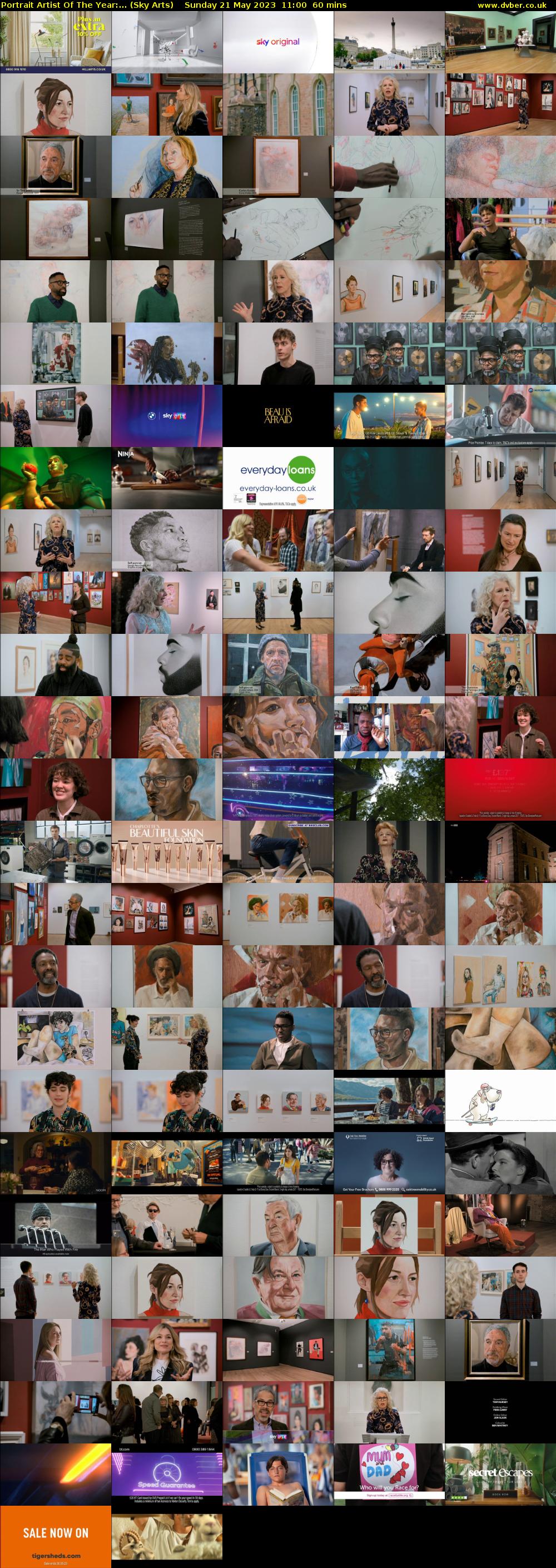 Portrait Artist Of The Year:... (Sky Arts) Sunday 21 May 2023 11:00 - 12:00