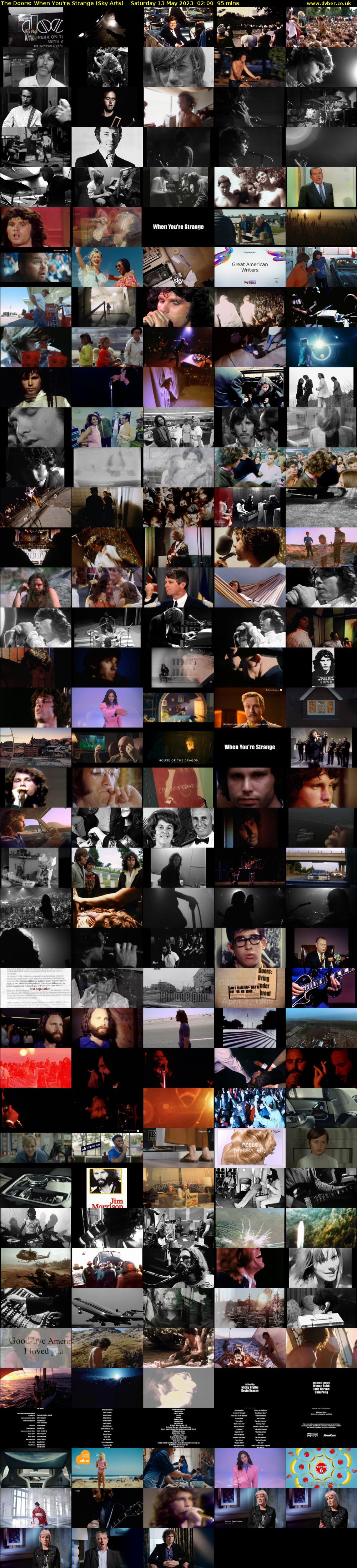 The Doors: When You're Strange (Sky Arts) Saturday 13 May 2023 02:00 - 03:35