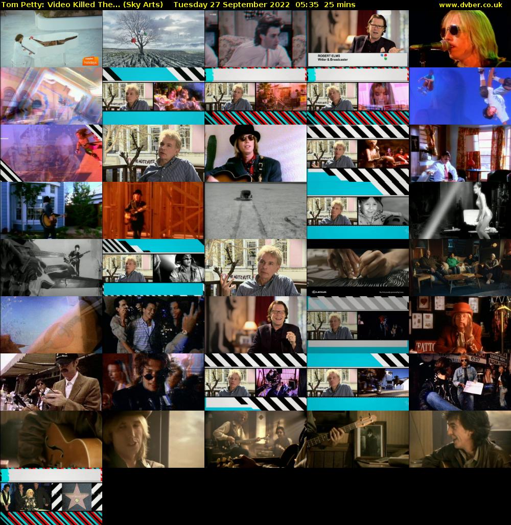 Tom Petty: Video Killed The... (Sky Arts) Tuesday 27 September 2022 05:35 - 06:00