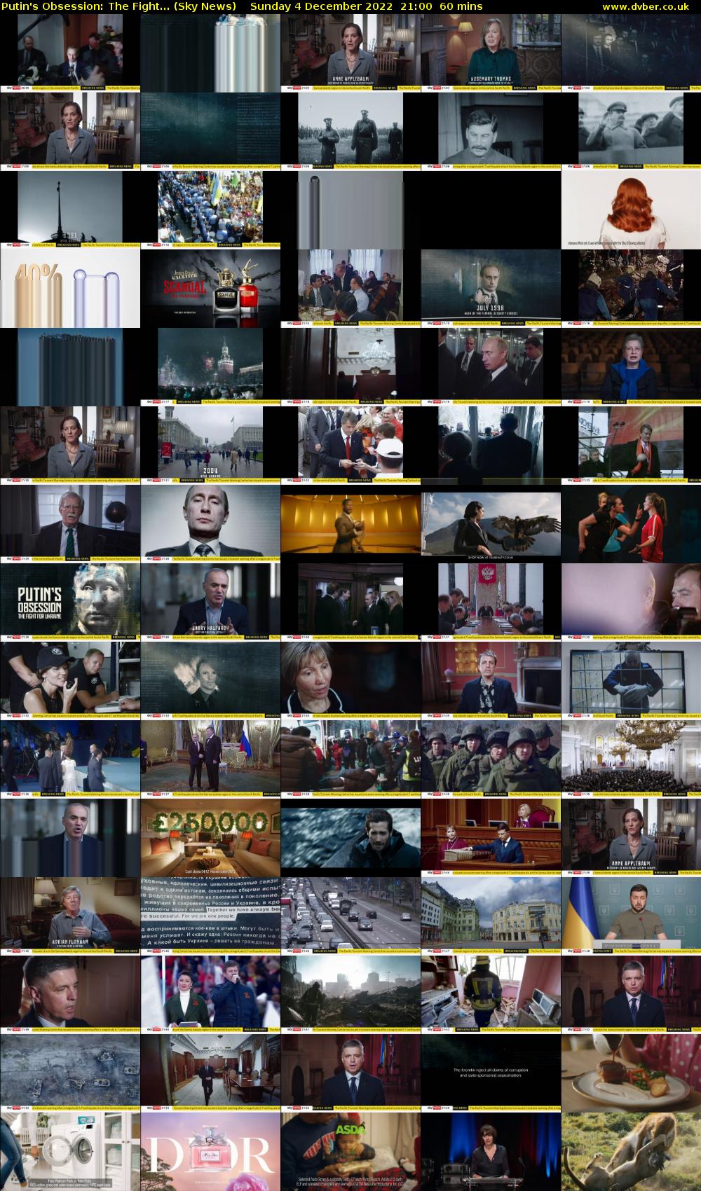 Putin's Obsession: The Fight... (Sky News) Sunday 4 December 2022 21:00 - 22:00