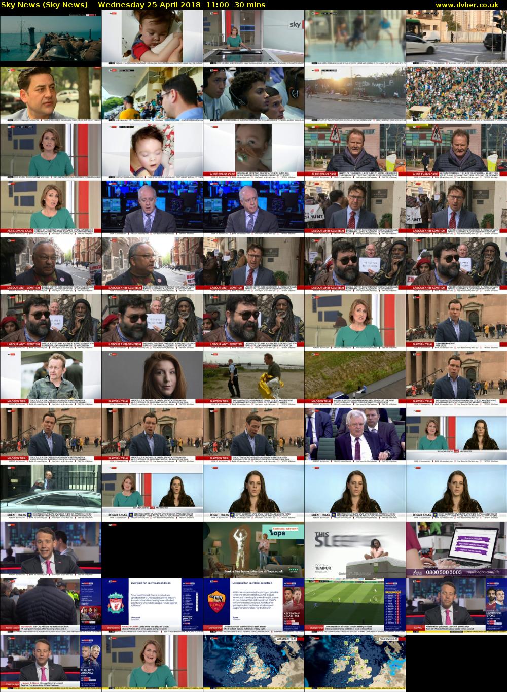 Sky News (Sky News) Wednesday 25 April 2018 11:00 - 11:30