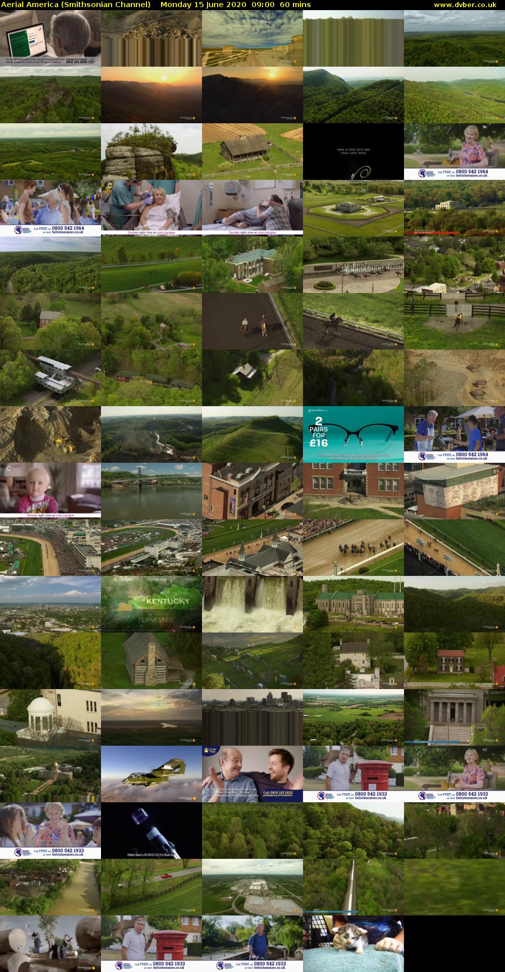 Aerial America (Smithsonian Channel) Monday 15 June 2020 09:00 - 10:00