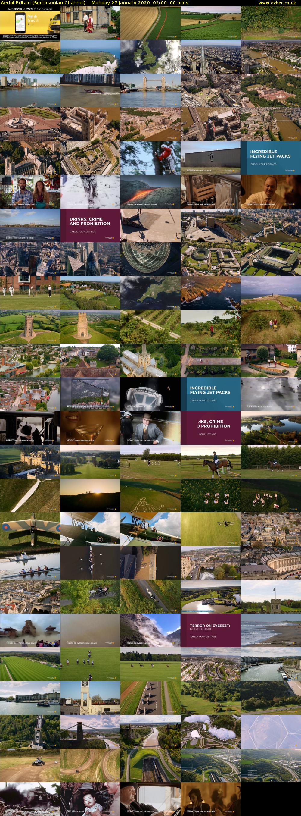 Aerial Britain (Smithsonian Channel) Monday 27 January 2020 02:00 - 03:00