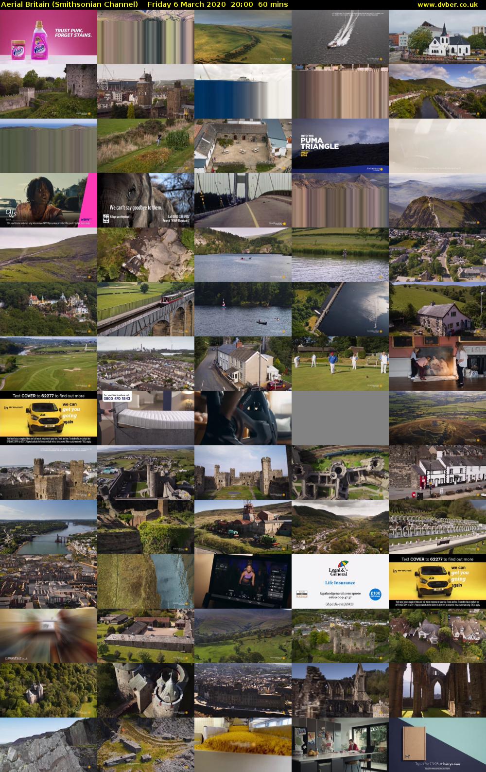 Aerial Britain (Smithsonian Channel) Friday 6 March 2020 20:00 - 21:00