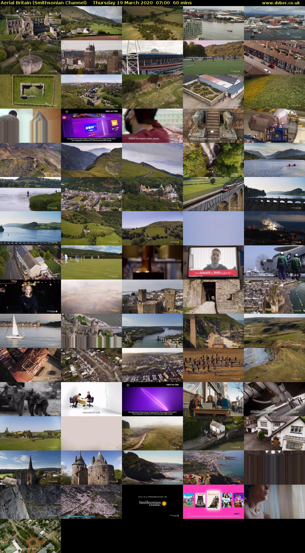 Aerial Britain (Smithsonian Channel) Thursday 19 March 2020 07:00 - 08:00