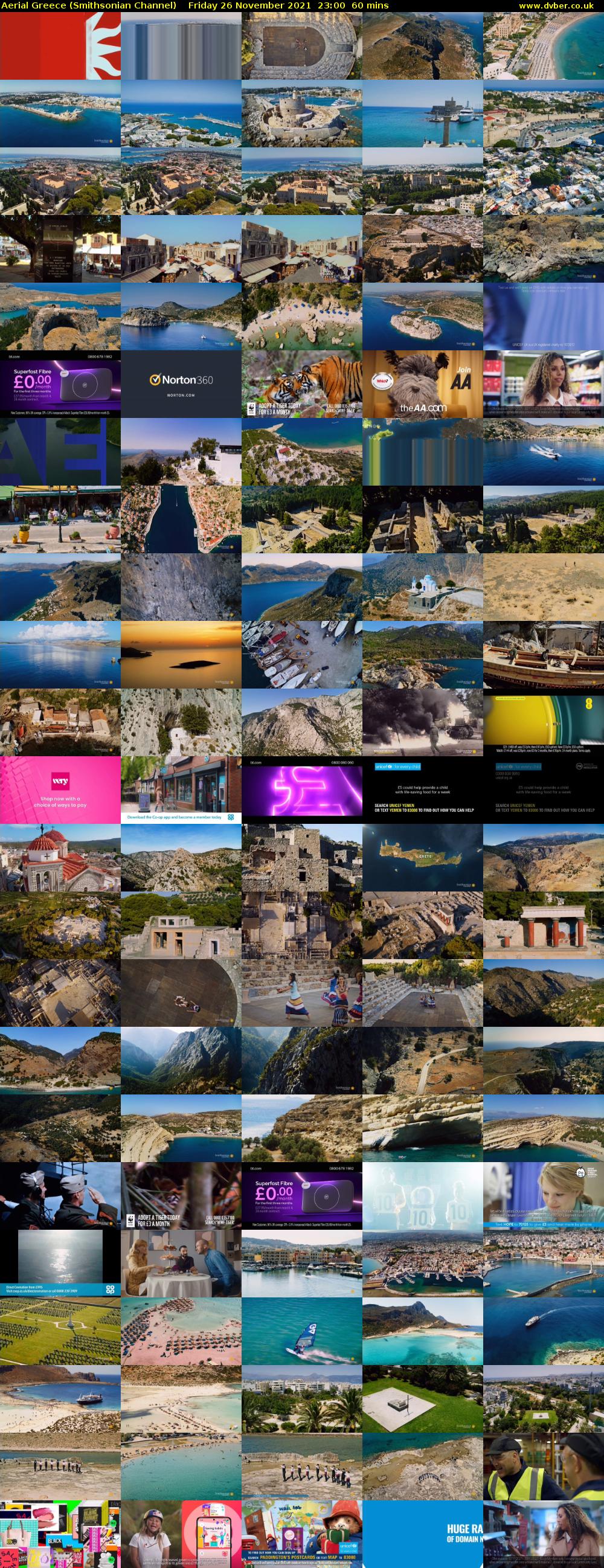 Aerial Greece (Smithsonian Channel) Friday 26 November 2021 23:00 - 00:00