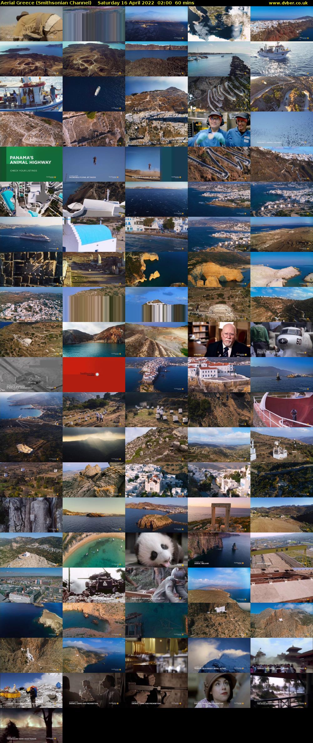 Aerial Greece (Smithsonian Channel) Saturday 16 April 2022 02:00 - 03:00