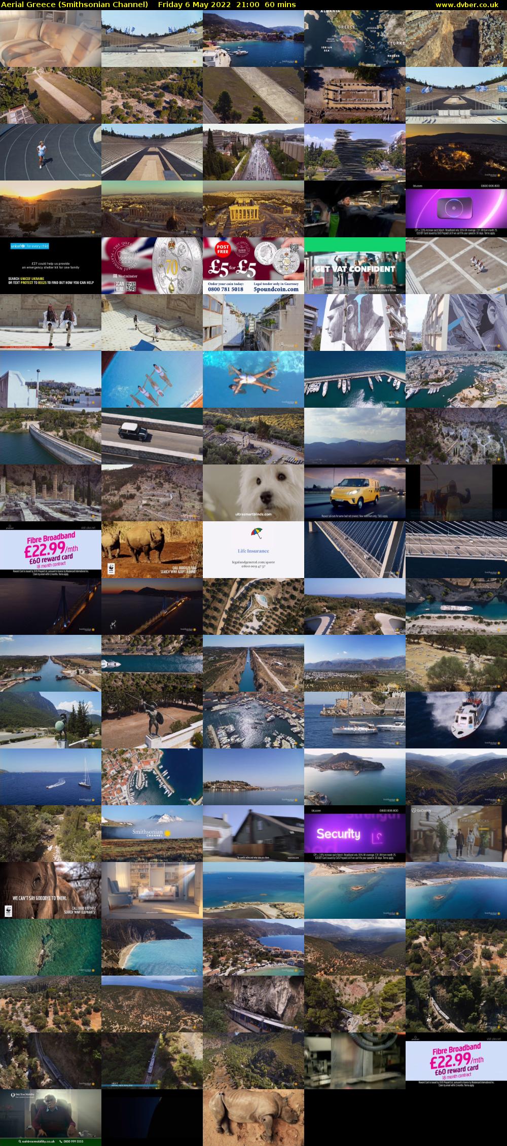 Aerial Greece (Smithsonian Channel) Friday 6 May 2022 21:00 - 22:00
