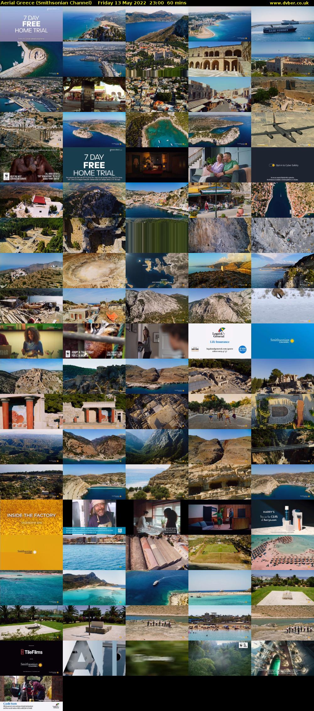 Aerial Greece (Smithsonian Channel) Friday 13 May 2022 23:00 - 00:00