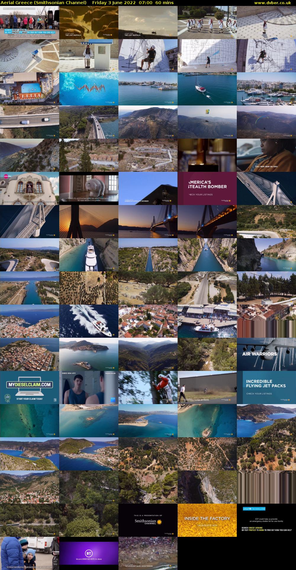 Aerial Greece (Smithsonian Channel) Friday 3 June 2022 07:00 - 08:00