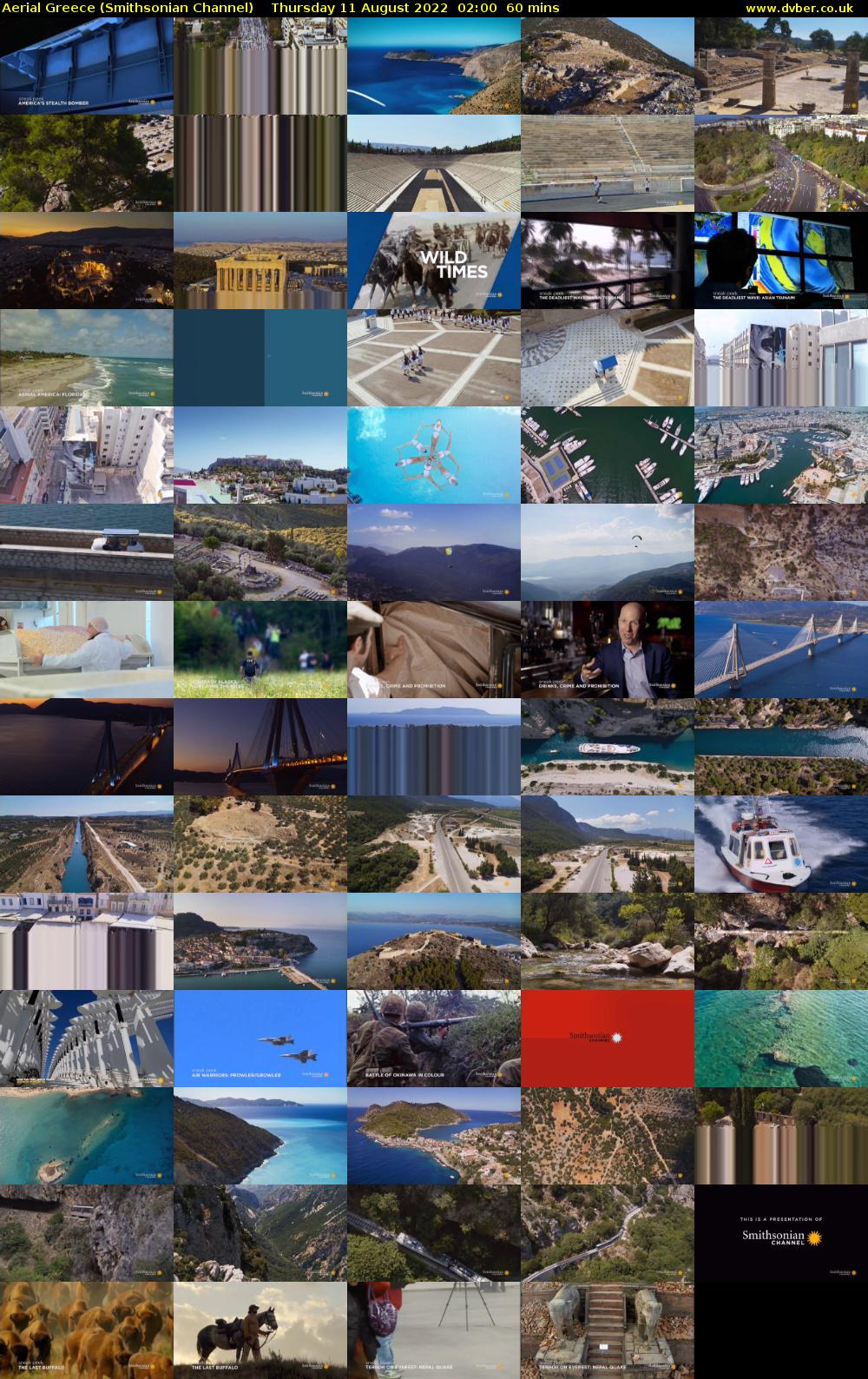 Aerial Greece (Smithsonian Channel) Thursday 11 August 2022 02:00 - 03:00
