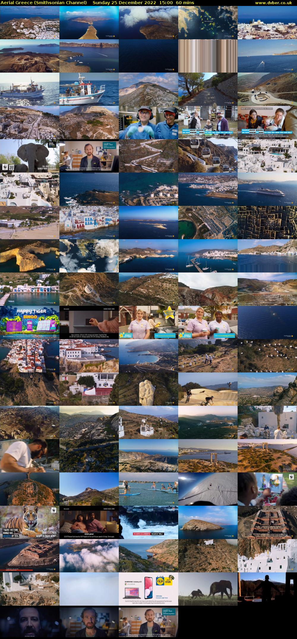 Aerial Greece (Smithsonian Channel) Sunday 25 December 2022 15:00 - 16:00