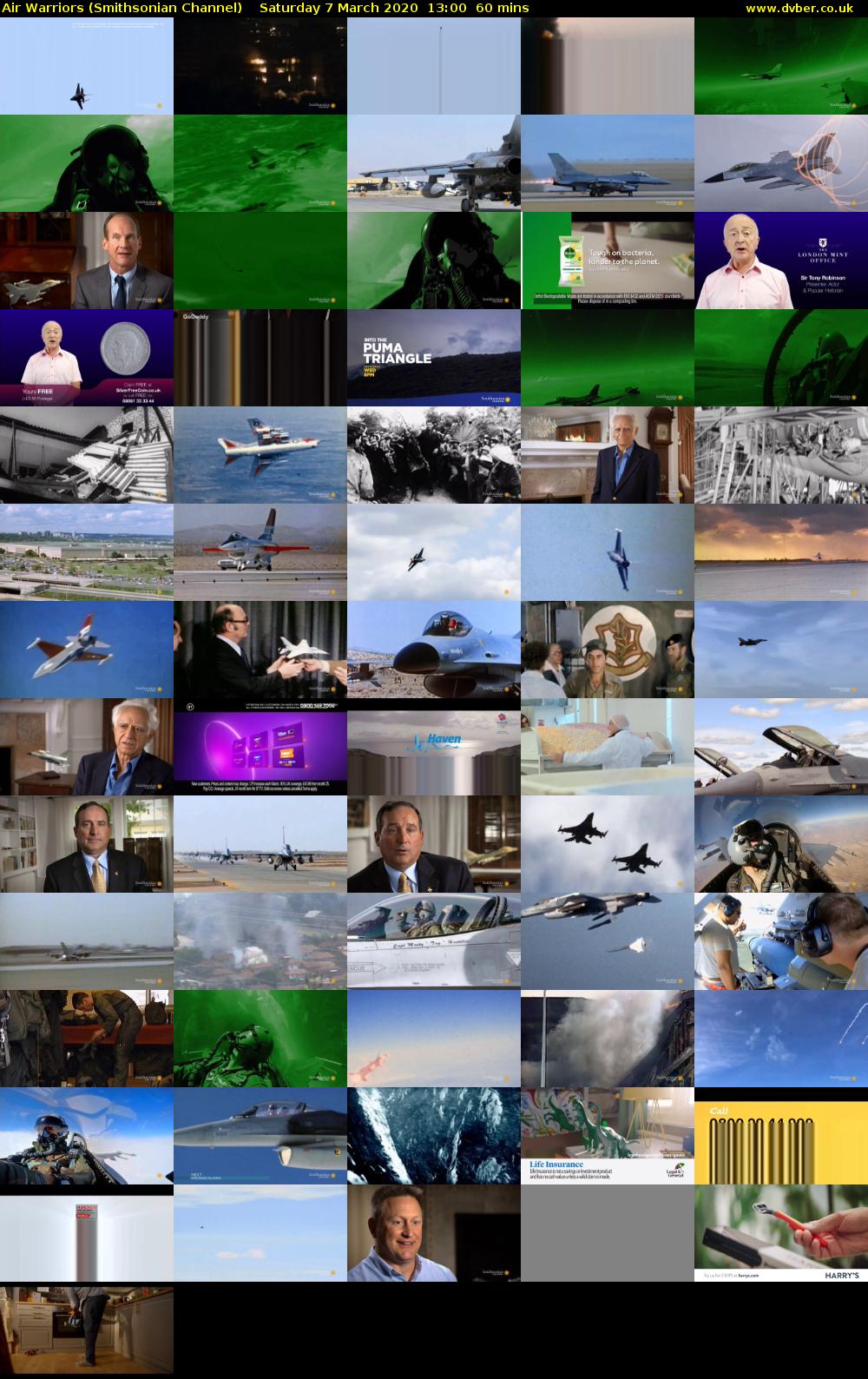 Air Warriors (Smithsonian Channel) Saturday 7 March 2020 13:00 - 14:00