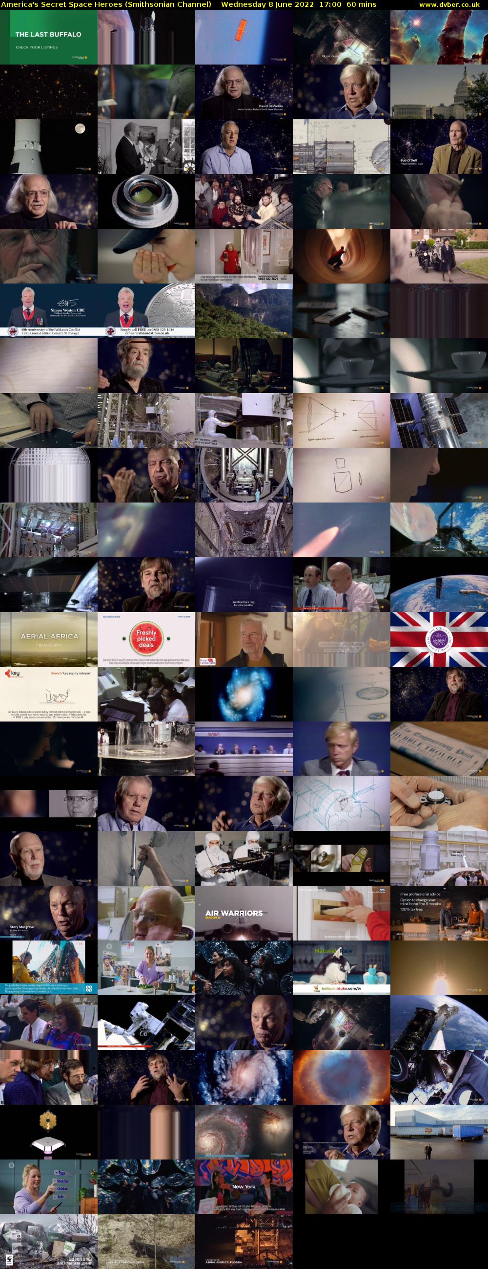 America's Secret Space Heroes (Smithsonian Channel) Wednesday 8 June 2022 17:00 - 18:00