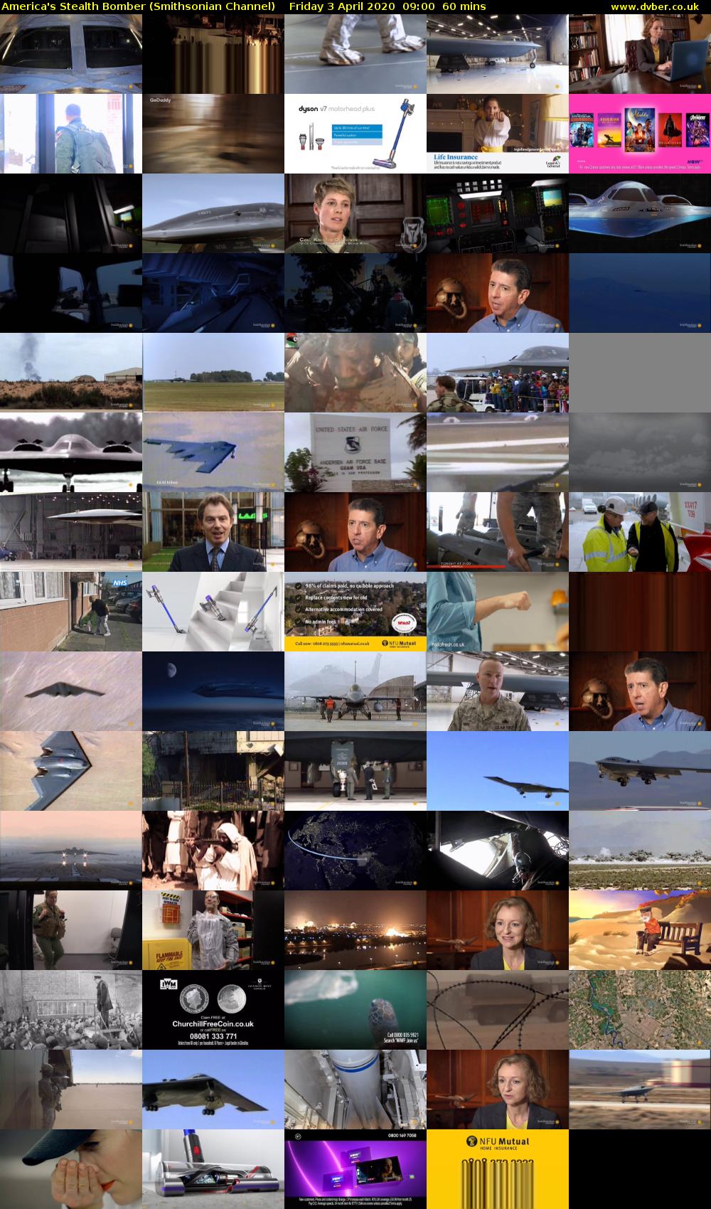 America's Stealth Bomber (Smithsonian Channel) Friday 3 April 2020 09:00 - 10:00