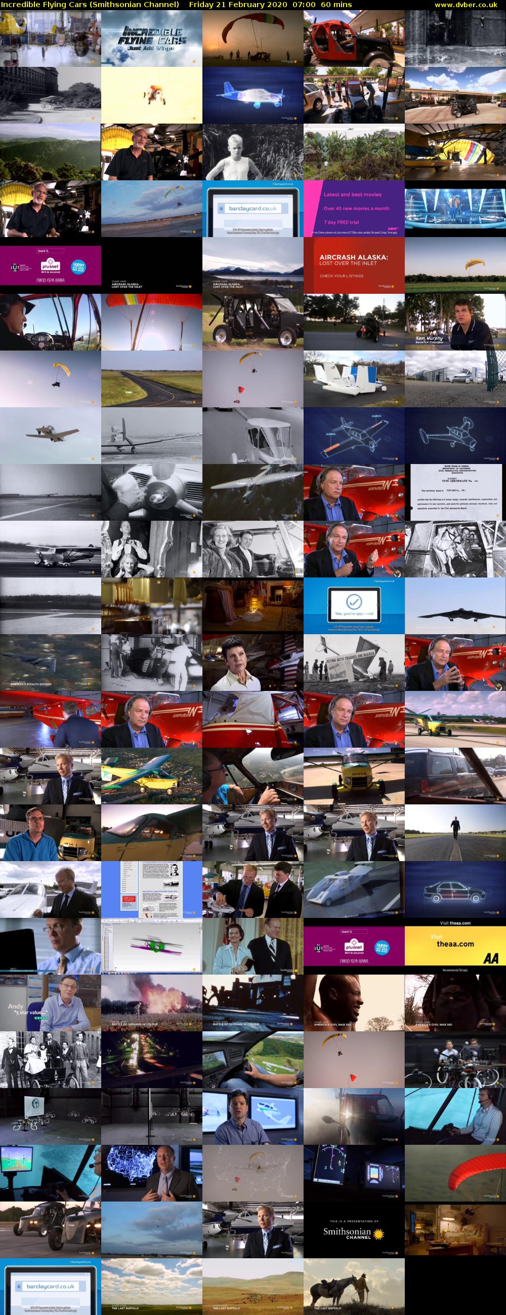 Incredible Flying Cars (Smithsonian Channel) Friday 21 February 2020 07:00 - 08:00