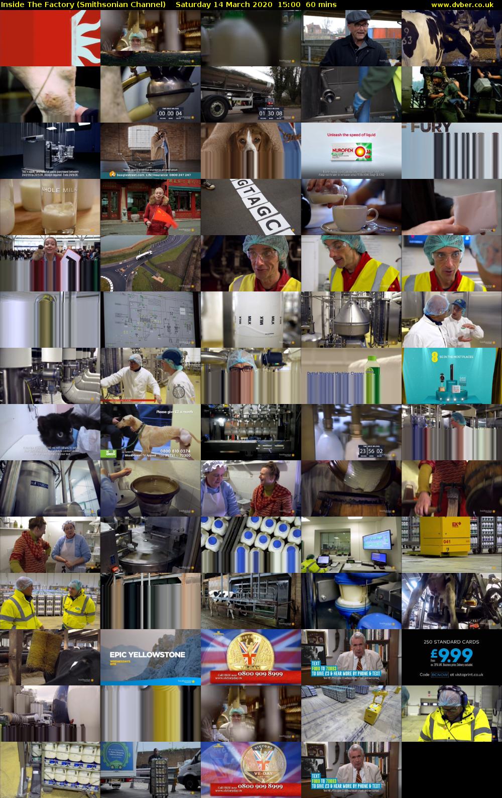 Inside The Factory (Smithsonian Channel) Saturday 14 March 2020 15:00 - 16:00