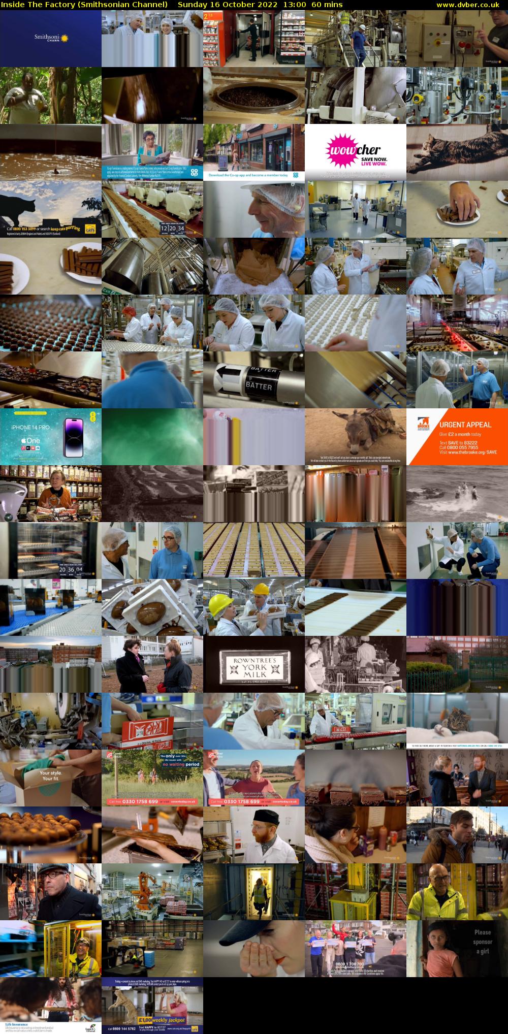 Inside The Factory (Smithsonian Channel) Sunday 16 October 2022 13:00 - 14:00