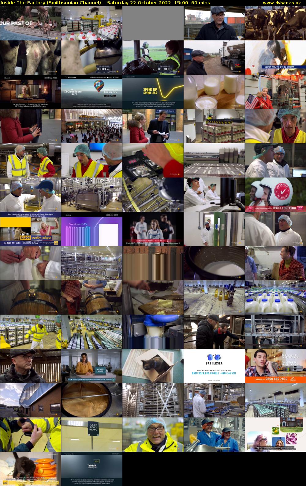 Inside The Factory (Smithsonian Channel) Saturday 22 October 2022 15:00 - 16:00