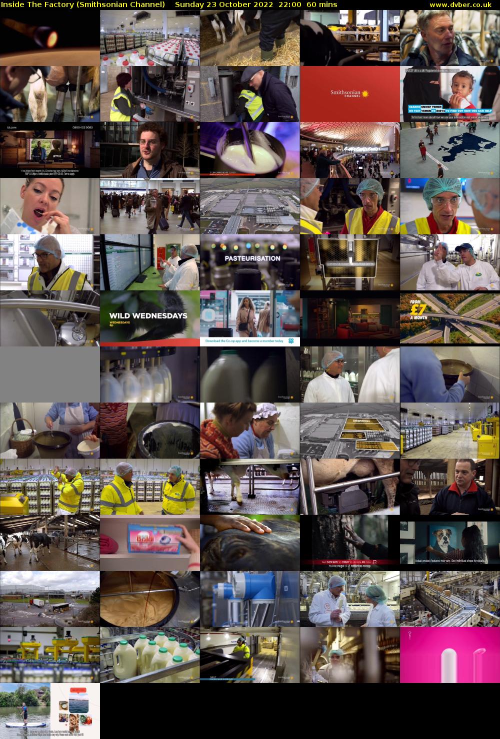 Inside The Factory (Smithsonian Channel) Sunday 23 October 2022 22:00 - 23:00