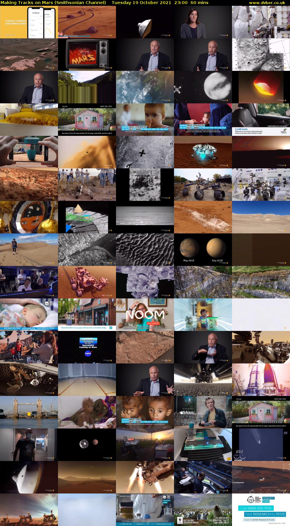 Making Tracks on Mars (Smithsonian Channel) Tuesday 19 October 2021 23:00 - 00:00