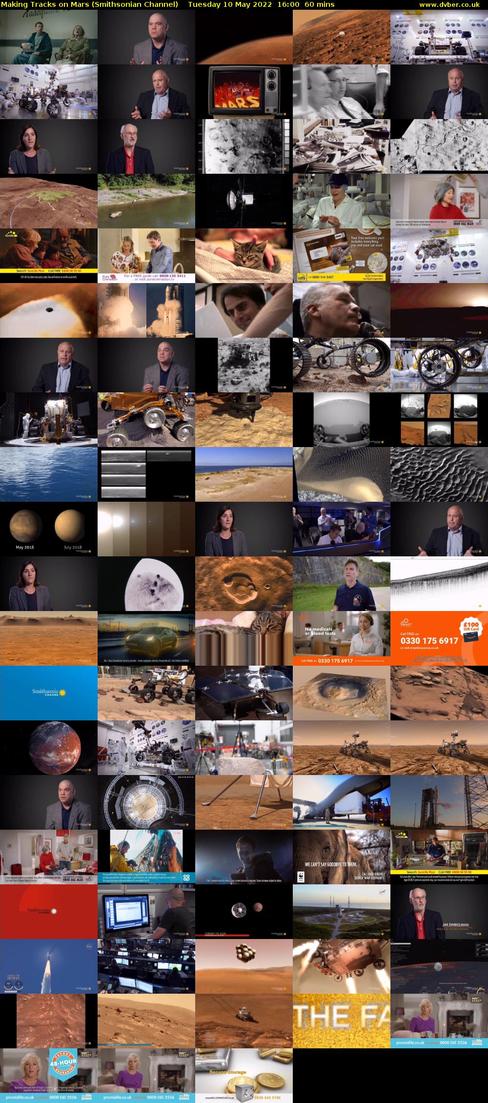 Making Tracks on Mars (Smithsonian Channel) Tuesday 10 May 2022 16:00 - 17:00