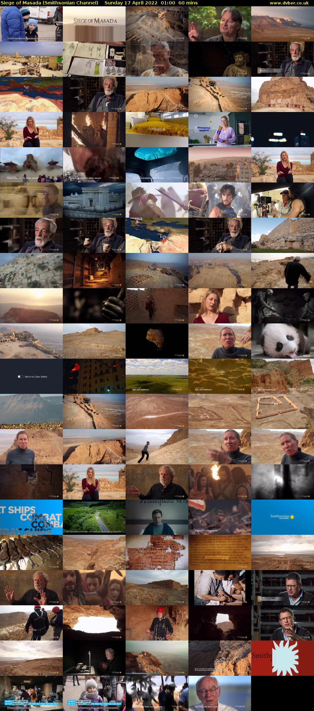 Siege of Masada (Smithsonian Channel) Sunday 17 April 2022 01:00 - 02:00