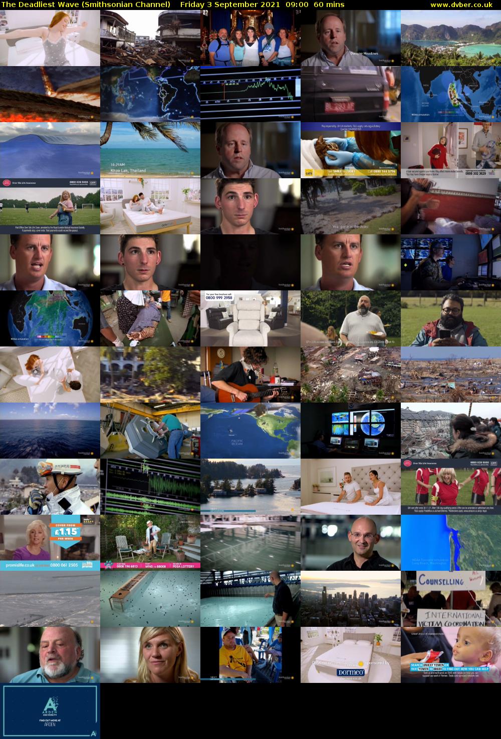The Deadliest Wave (Smithsonian Channel) Friday 3 September 2021 10:00 - 11:00