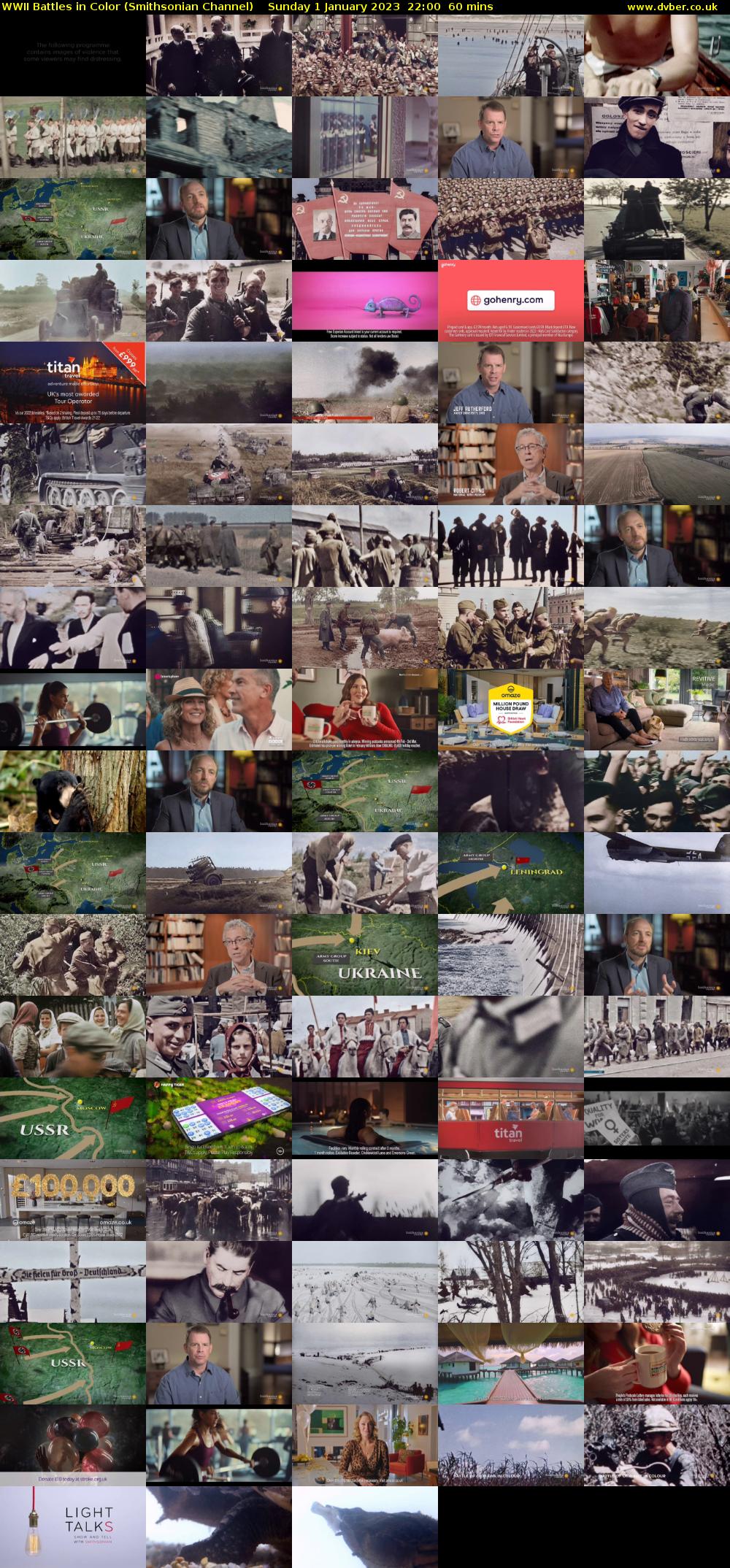 WWII Battles in Color (Smithsonian Channel) Sunday 1 January 2023 22:00 - 23:00