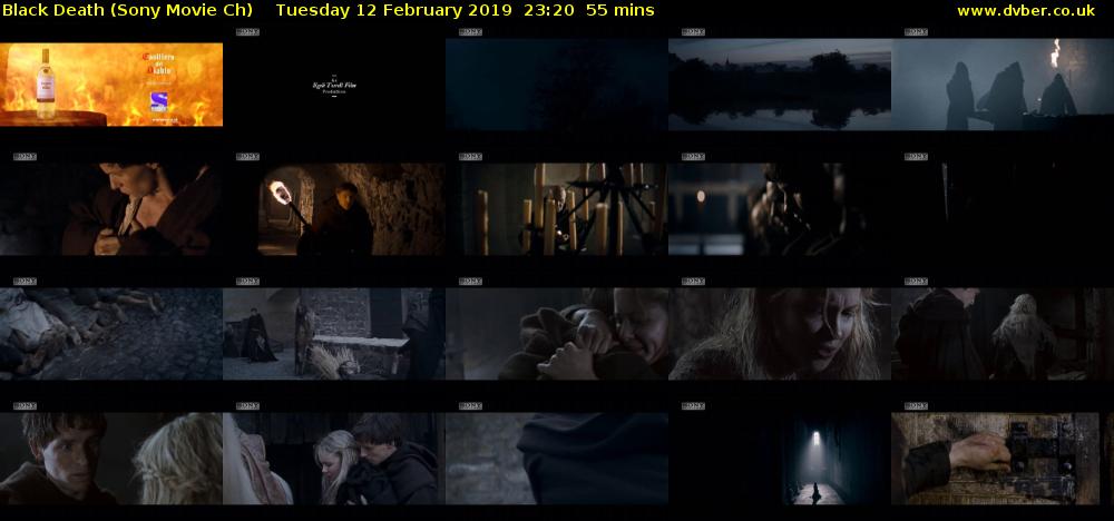 Black Death (Sony Movie Ch) Tuesday 12 February 2019 23:20 - 00:15