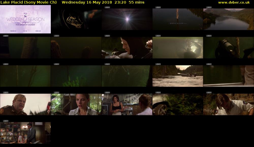 Lake Placid (Sony Movie Ch) Wednesday 16 May 2018 23:20 - 00:15