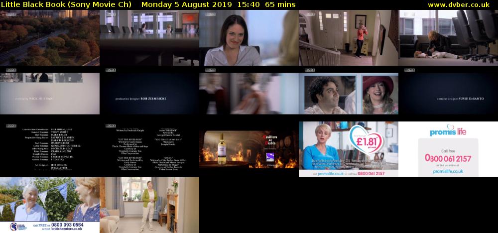 Little Black Book (Sony Movie Ch) Monday 5 August 2019 15:40 - 16:45