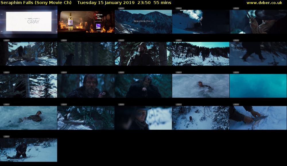 Seraphim Falls (Sony Movie Ch) Tuesday 15 January 2019 23:50 - 00:45