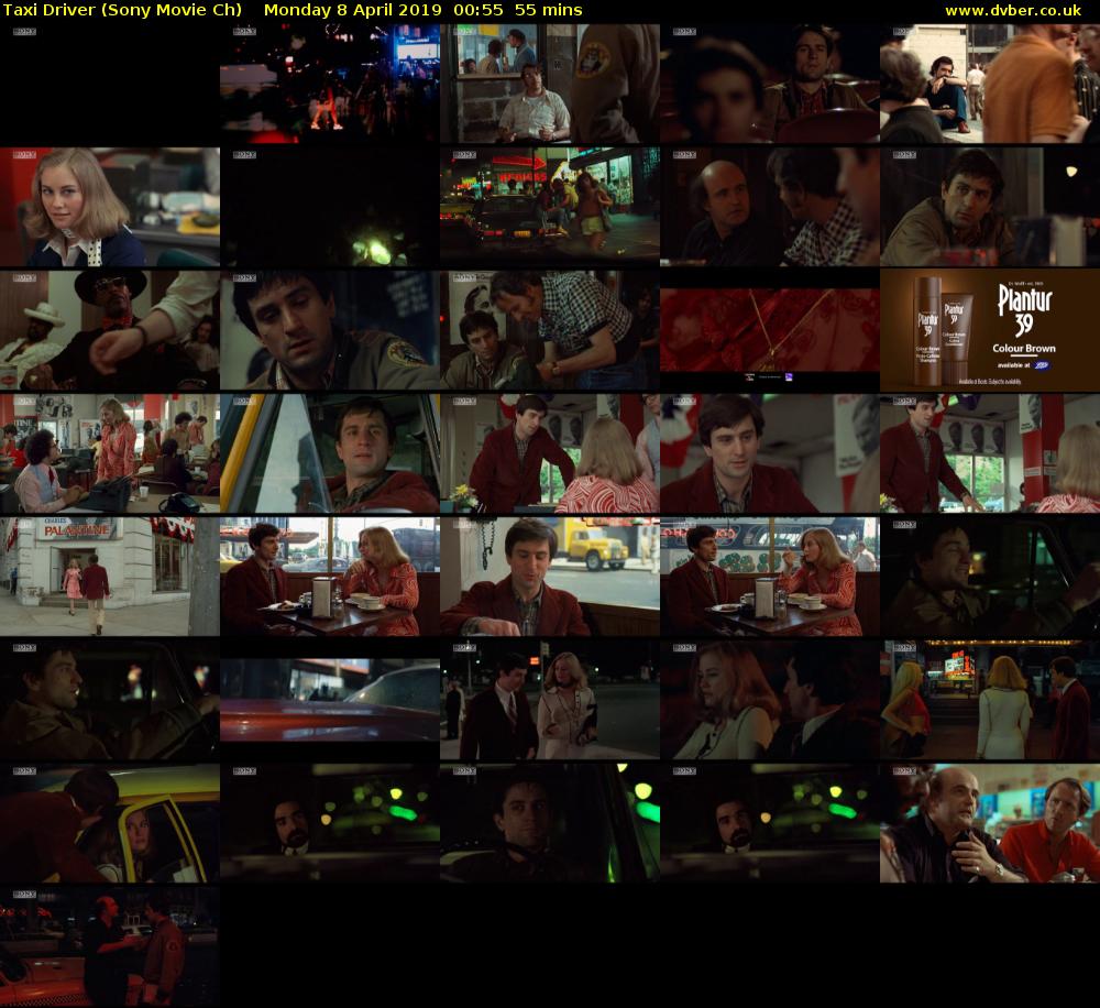 Taxi Driver (Sony Movie Ch) Monday 8 April 2019 00:55 - 01:50