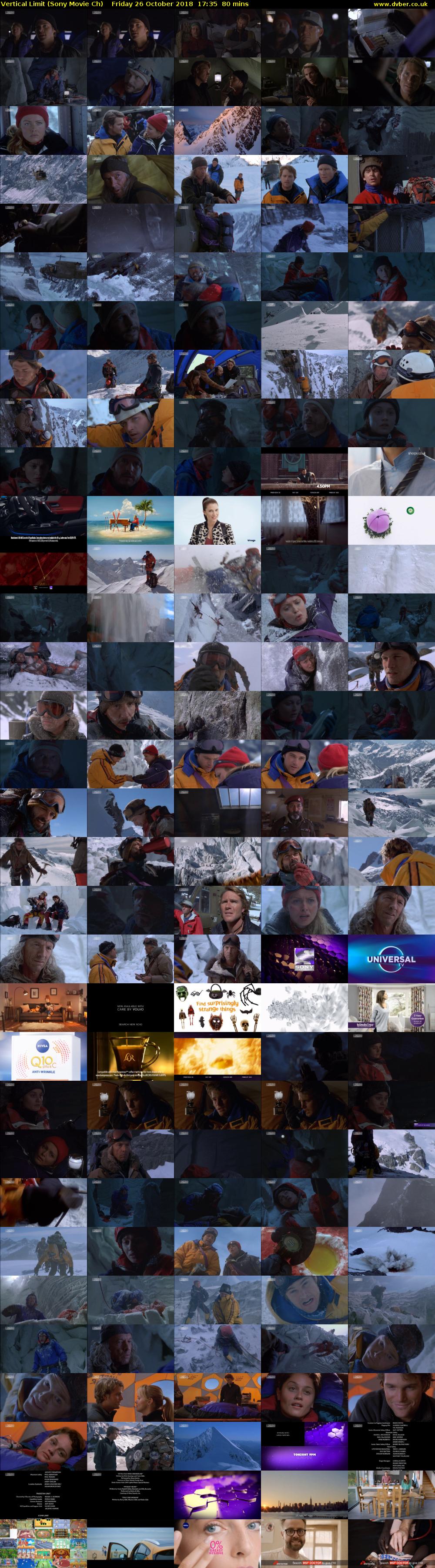 Vertical Limit (Sony Movie Ch) Friday 26 October 2018 17:35 - 18:55