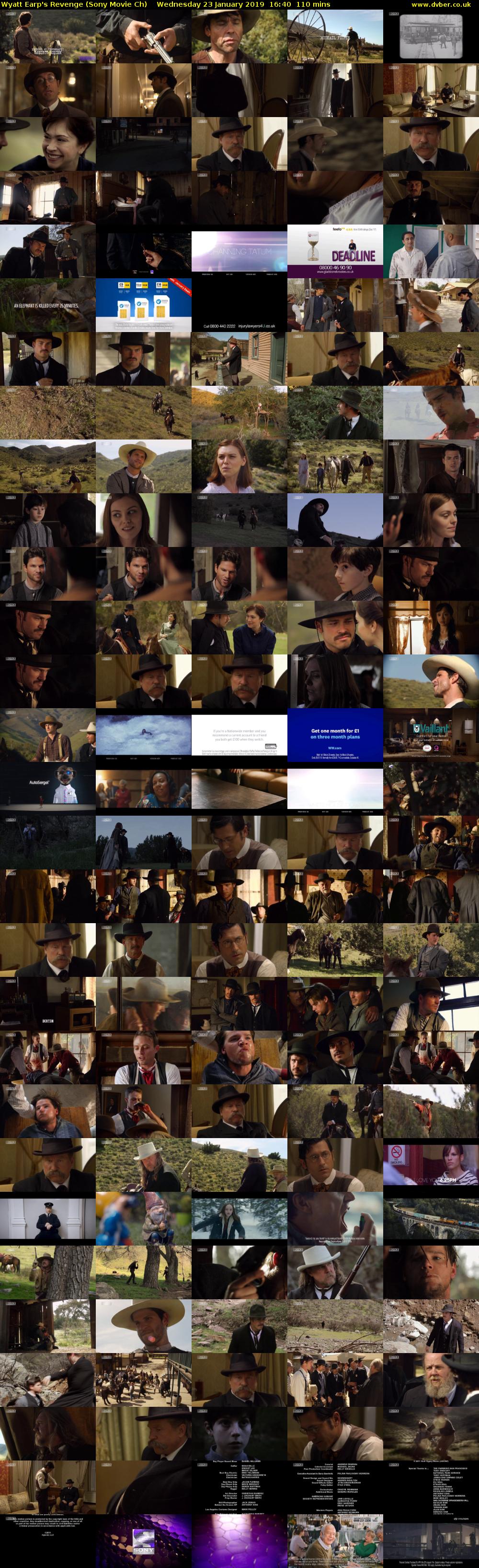 Wyatt Earp's Revenge (Sony Movie Ch) Wednesday 23 January 2019 16:40 - 18:30