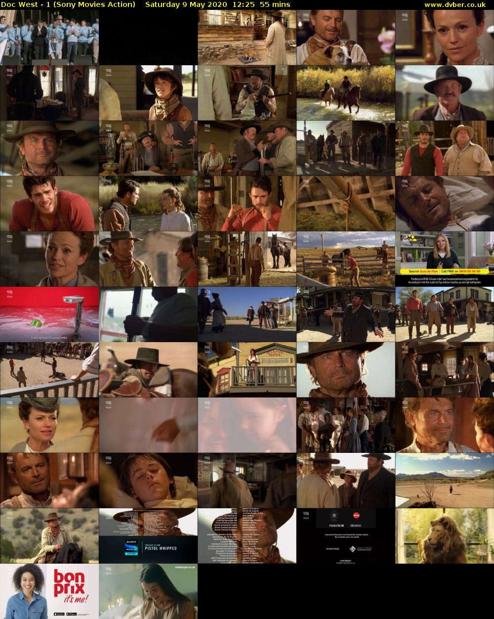 Doc West - 1 (Sony Movies Action) Saturday 9 May 2020 12:25 - 13:20