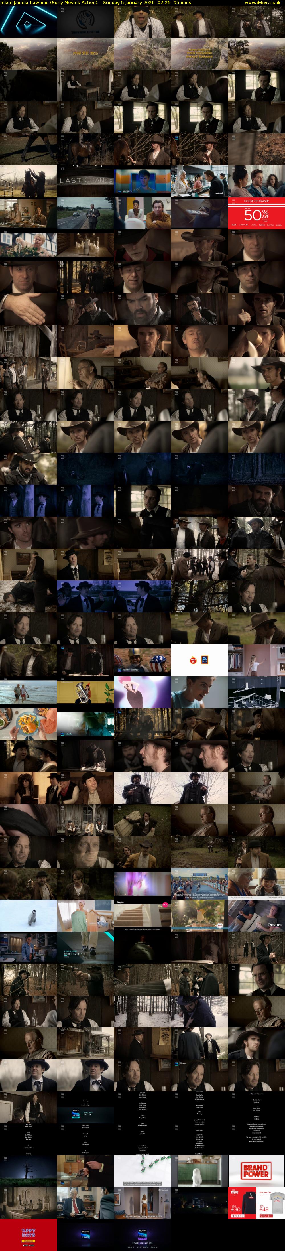 Jesse James: Lawman (Sony Movies Action) Sunday 5 January 2020 07:25 - 09:00