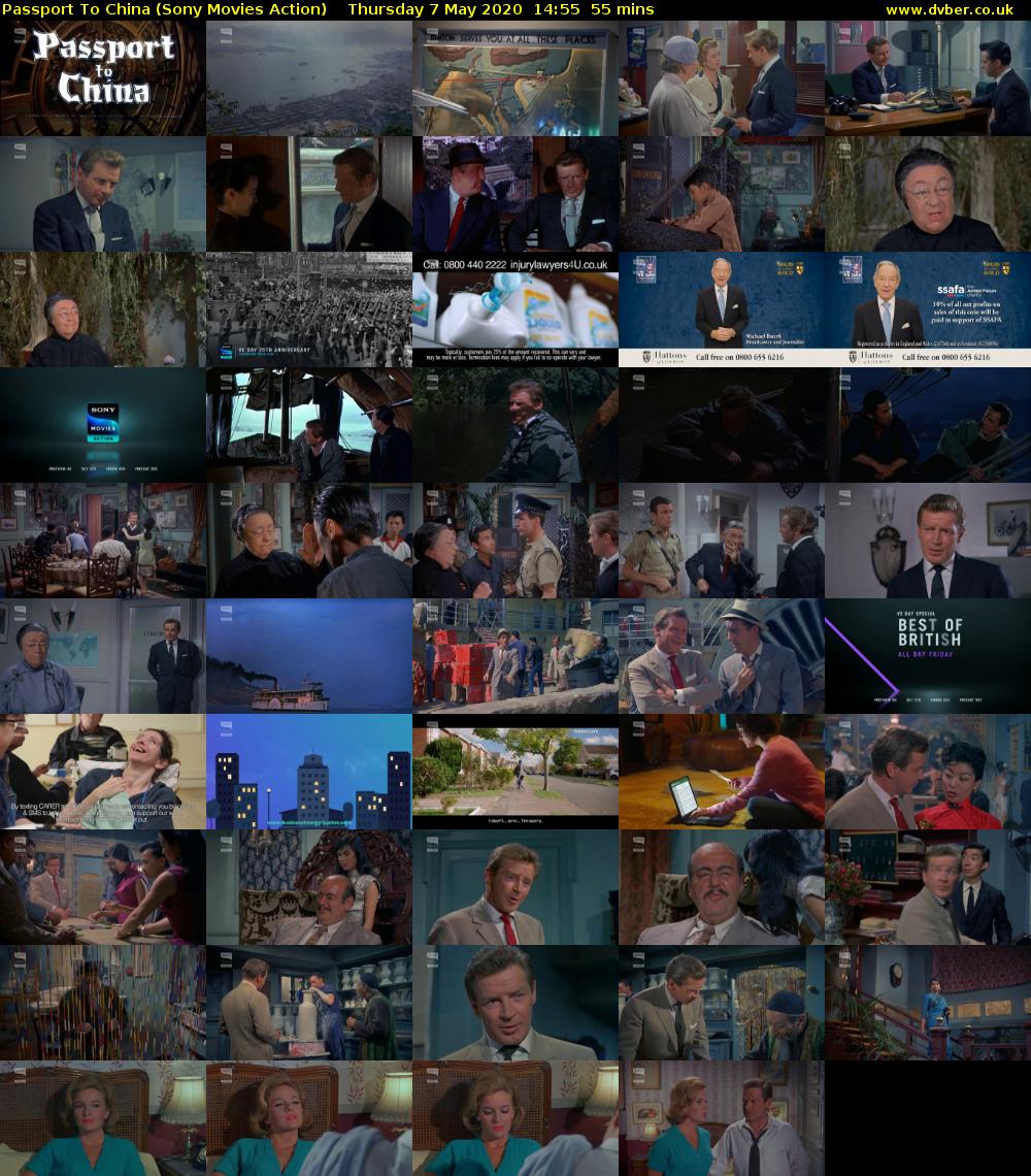 Passport To China (Sony Movies Action) Thursday 7 May 2020 14:55 - 15:50