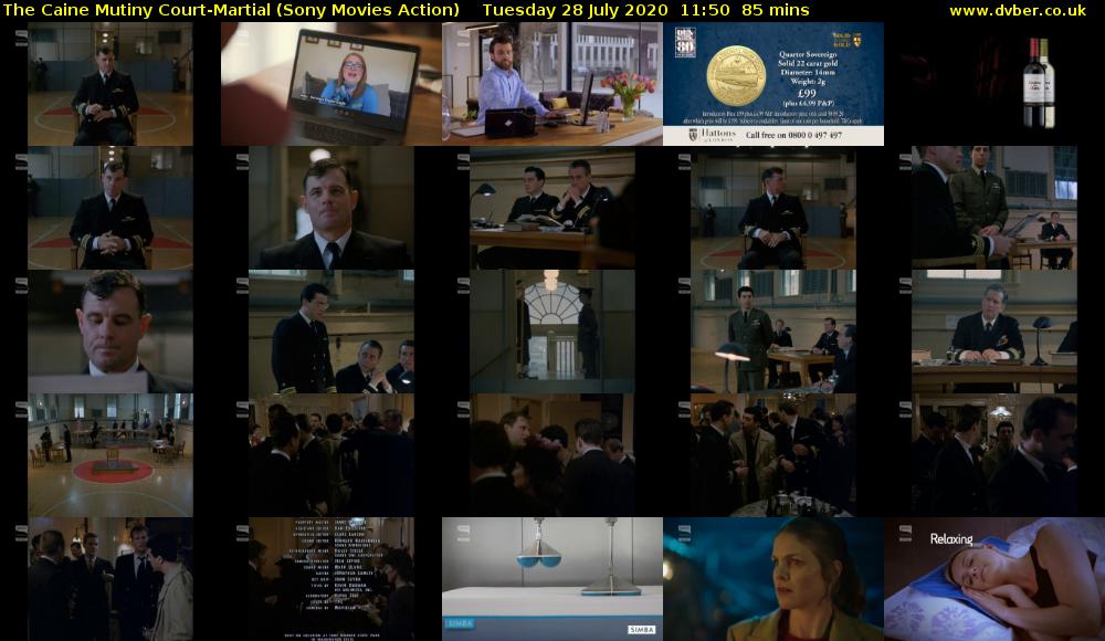 The Caine Mutiny Court-Martial (Sony Movies Action) Tuesday 28 July 2020 11:50 - 13:15