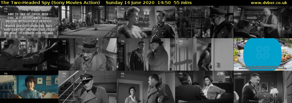 The Two-Headed Spy (Sony Movies Action) Sunday 14 June 2020 14:50 - 15:45
