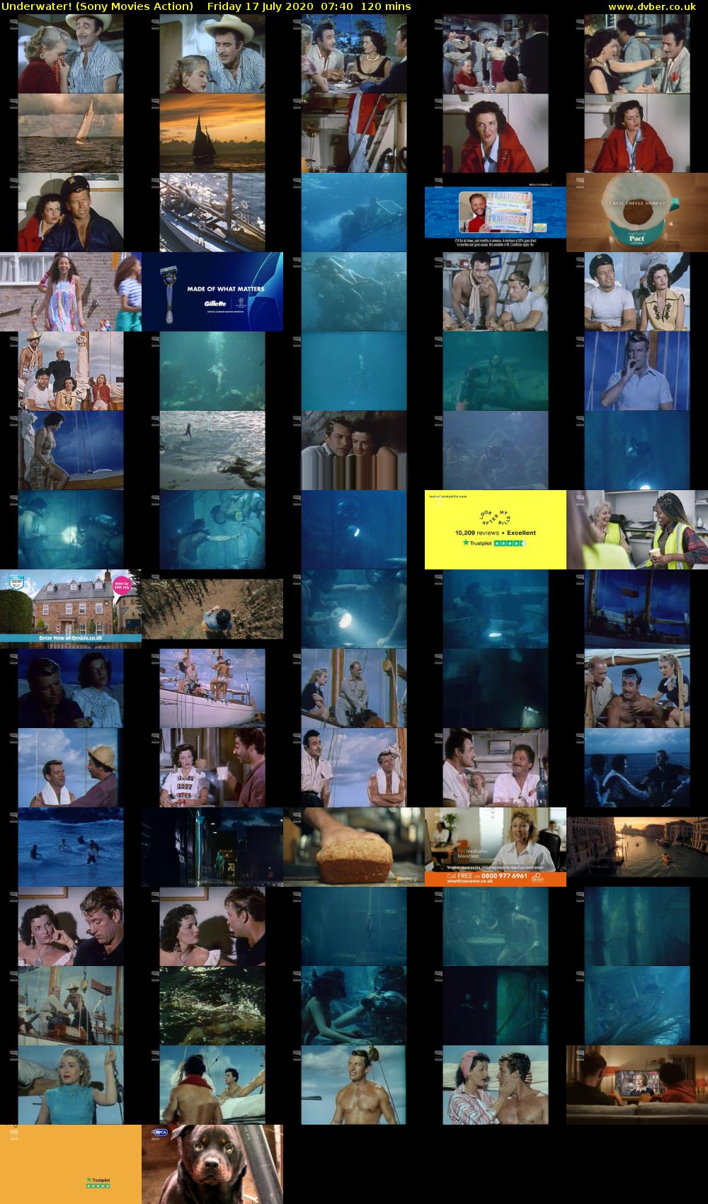 Underwater! (Sony Movies Action) Friday 17 July 2020 07:40 - 09:40