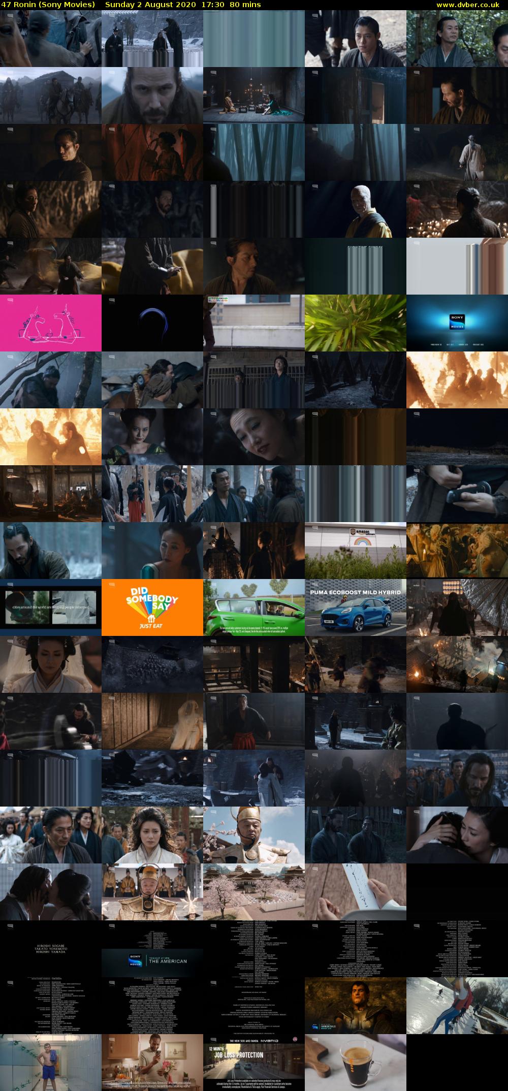 47 Ronin (Sony Movies) Sunday 2 August 2020 17:30 - 18:50