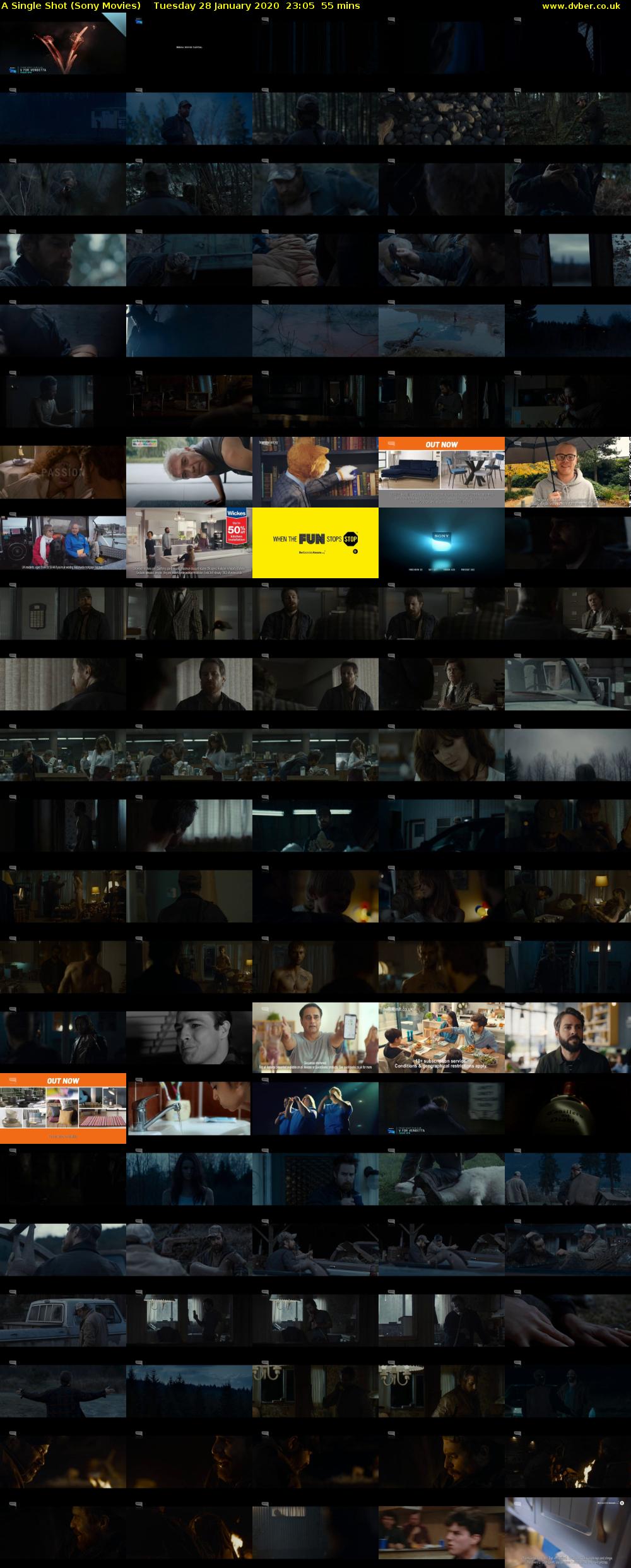 A Single Shot (Sony Movies) Tuesday 28 January 2020 23:05 - 00:00