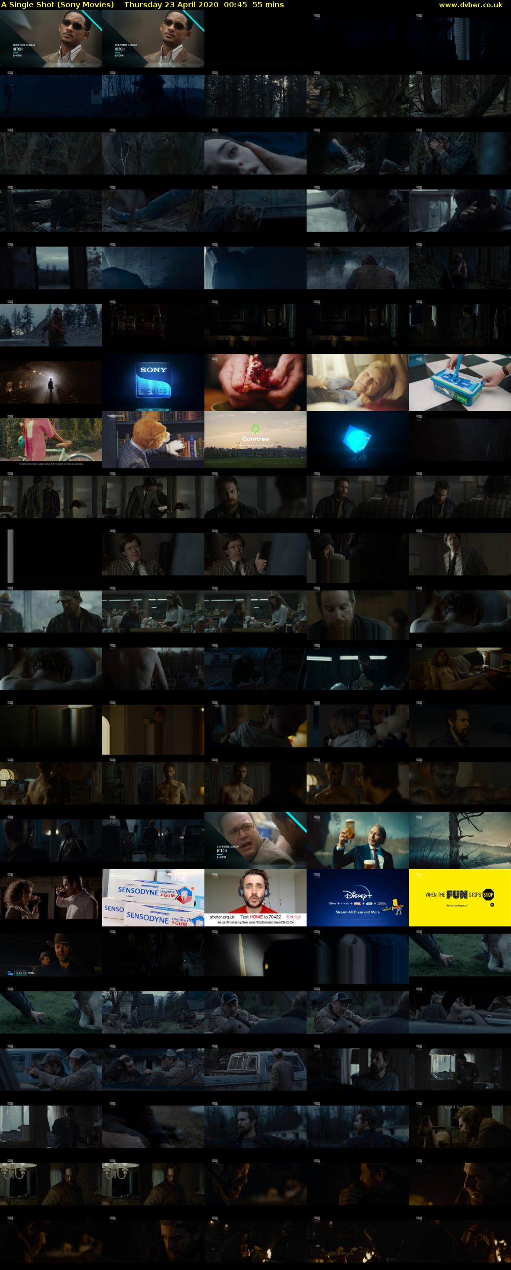 A Single Shot (Sony Movies) Thursday 23 April 2020 00:45 - 01:40