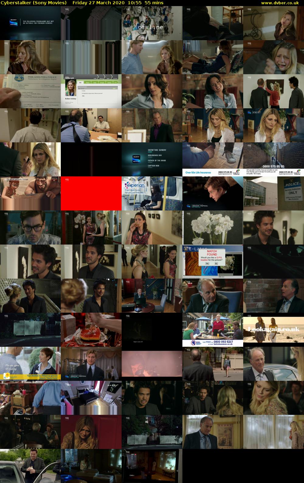 Cyberstalker (Sony Movies) Friday 27 March 2020 10:55 - 11:50